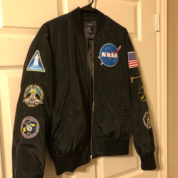 nasa forever 21 jacket